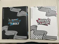 Lot Of 2 Pokemon Black Bolt & White Flare Binder * BINDERS ONLY* - Image 2