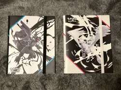 Lot Of 2 Pokemon Black Bolt & White Flare Binder * BINDERS ONLY* - Image 1