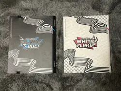 Lot Of 2 Pokemon Black Bolt & White Flare Binder * BINDERS ONLY* - Image 2