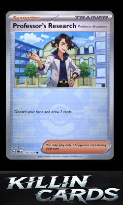 Professor's Research [Professor Sycamore] (Poke Ball Pattern) 125/131 Pokemon Co - Image 1