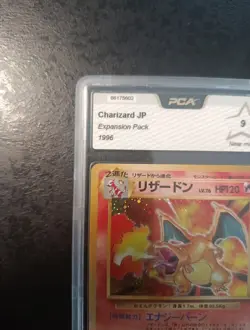 Japanese Pokemon Charizard Holo N°006, Base Set 1996, PCA 9 Mint - Image 2