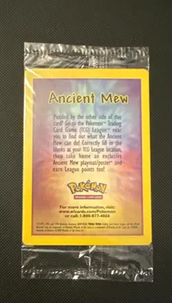SEALED Ancient Mew Pokemon New Movie Promo Holo Foil Rare 2000 Mint Poss PSA 10 - Image 1