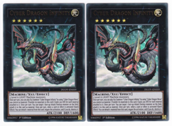 2x Cyber Dragon Infinity - (DUOV-EN059 - 1st Ed - Ultra Rare) - NM - Yugioh - Image 1