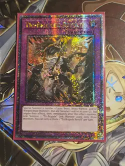 Yugioh! - Tri-Brigade Revolt RA01-EN079 Quarter Century Secret Rare - 1st Ed - Image 1