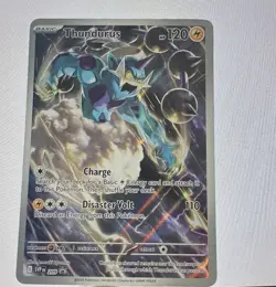 Pokemon Black Bolt - Thundurus SVP 209 Black Star ETB Promo - Image 1