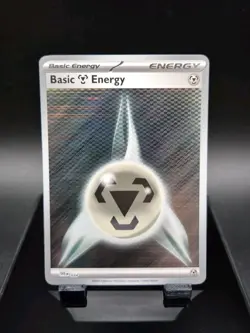 Pokemon Card Holo Steel Basic Energy SVE 024 Black Bolt White Flare - Image 1
