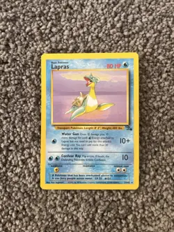 LAPRAS 25/62 Non-Holo Rare Fossil Set Unlimited WOTC 1999 - Pokemon Card - Image 1