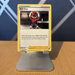 057/072 BALL GUY Uncommon Trainer Card Pokemon SWSH 4.5 Shining Fates TCG - Image 1