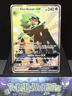 Pokemon Card Decidueye GX SV47/SV94 Hidden Fates Ultra Rare Shiny Vault NM - Image 1