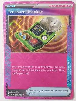 ACE SPEC HOLO Treasure Tracker 131/131 NM / M Prismatic Evolutions Pokemon Card - Image 1