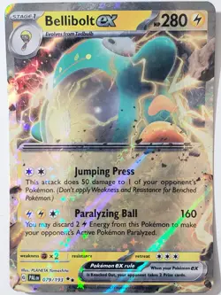 EX HOLO Bellibolt 079/193 NM - Paldea Evolved Pokemon Card $2 Combined Ship - Image 1