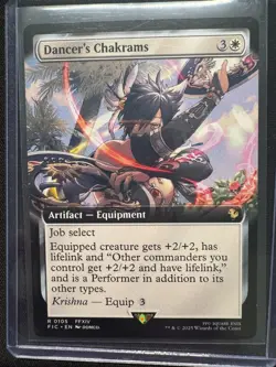 Dancer's Chakrams (Extended Art) (NON-FOIL) - NM - FINAL FANTASY - MTG - Image 1