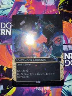 Magic MTG Scavenger Grounds (0127) (Borderless) *Galaxy Foil*Edge of Eternities - Image 1