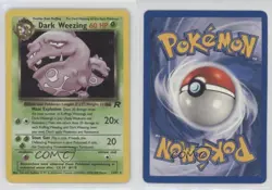 Dark Weezing Holo Pokemon Team Rocket #14 2000 2f4 - Image 3