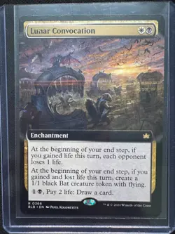 Lunar Convocation (Extended Art) NON-FOIL - NM - MTG - Bloomburrow - Image 1