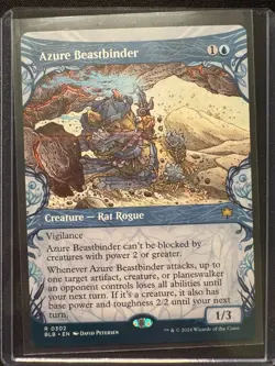 Azure Beastbinder (Showcase 302) - NM - MTG - Bloomburrow - Image 1