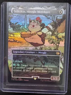 Stiltzkin, Moogle Merchant (Borderless 327) · Foil - NM - MTG - FF - Image 1