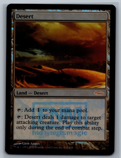 Magic The Gathering FNM Promos Desert #8/12 Promo Foil MTG TCG CCG - Image 1