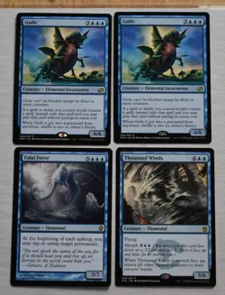 MTG Lot 2x Guile, Thousand Winds, Tidal Force Blue Rare Elemental Creature - Image 2