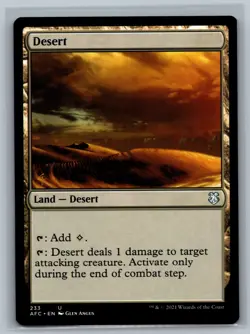 Magic MTG Commander: Adventures in the Forgotten Realms Desert #233 TCG CCG - Image 1