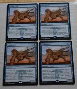 MTG Lot 4x Living Lore Blue Avatar Rare Creature (2) - Image 1