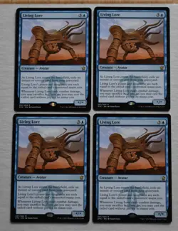 MTG Lot 4x Living Lore Blue Avatar Rare Creature (2) - Image 2