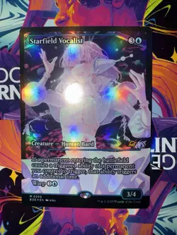 Magic MTG Starfield Vocalist *FOIL* (Showcase) Edge of Eternities 0359 - Image 1
