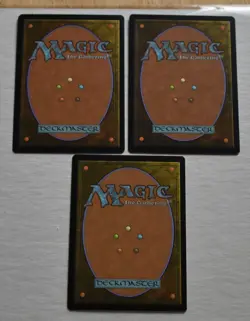 MTG Lot Master Of The Pearl Trident, Merfolk Sovereign, Mistcaller Rare Blue - Image 3
