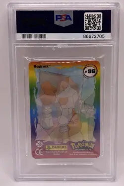 2004 POKEMON ADVANCED REGIROCK ACTION CARDS LENTICULAR • PSA 9 - POP 1 - Image 3