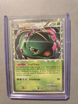 Pokemon Meganium Prime HGSS08 Black Star Promo Holo - Image 1