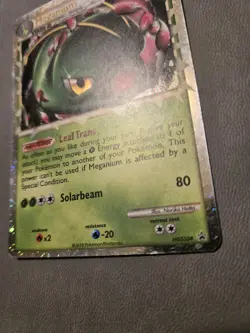 Pokemon Meganium Prime HGSS08 Black Star Promo Holo - Image 5
