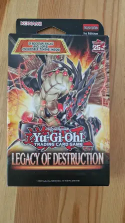 YuGiOh Legacy Of Destruction 3x Booster Box 1st Edition - Image 1