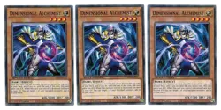 3x Dimensional Alchemist - (SBCB-EN136 - 1st - Common) - NM - Yugioh Speed Duel - Image 1