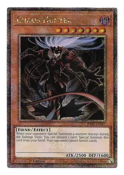 Chaos Hunter - (RA02-EN007 - 1st Ed - Quarter Century Secret Rare) - NM - Yugioh - Image 1