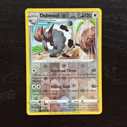 Dubwool 122/159 Pokemon Crown Zenith Sword & Shield Reverse Holo Rare Card NM - Image 1