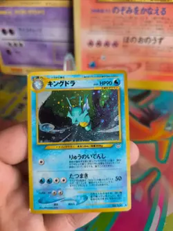 Pokemon Karte Card Seedraking Kingdra Neo Revelation 2000 Holo Wotc japanese Exc - Image 2
