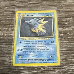 Unlimited Pokemon SEADRA Card NEO GENESIS Set 48/111 UNCOMMON - Image 1