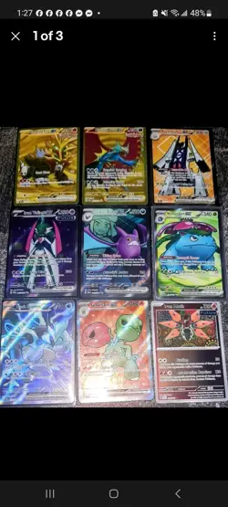 Lot Of 9 Card Pokemon ex Cards Special Ones - Image 1