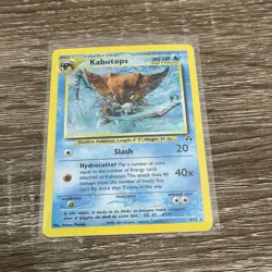 Pokemon TCG Kabutops Neo Discovery Holo Card 6/75 Unlimited Rare - Image 1
