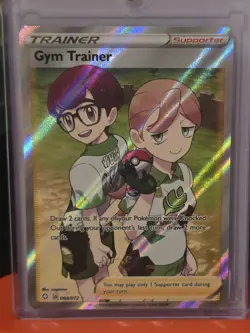 Pokemon TCG Shining Fates Ultra Rare Holo Full Art Gym Trainer Card 068/072 - Image 1
