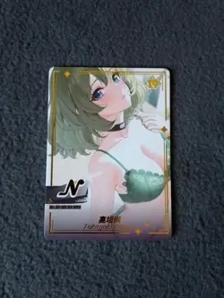 WAIFU Genki Parade 19 N Rare card. Sexy Anime Goddess Story Takagaki Kaede - Image 1