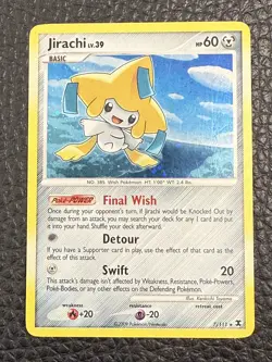 Jirachi (7/111) Platinum Series Rising Rivals Holo Rare Pokemon Card! 💥💥 - Image 1