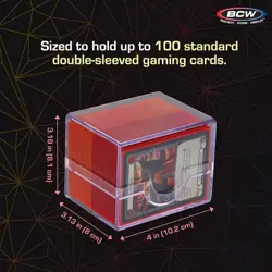 X2 BCW Card Deck Boxes Spectrum Prism Cases Pokemon Storage Viridian Green DEAL - Image 4