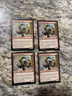 x4 Fanatical Firebrand FDN Foundations MTG 195 COMMON M/NM 4x - Image 2