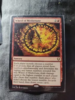 MTG Magic the Gathering Wheel of Misfortune (211/794) Commander Legends NM - Image 1