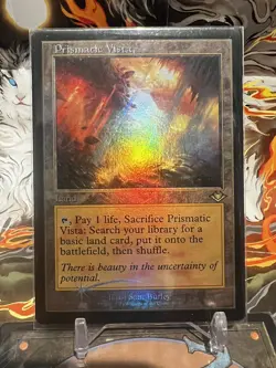 MTG Prismatic Vista (Retro Traditional Foil✨) MH - (Not The Cheaper Etched Foil) - Image 1