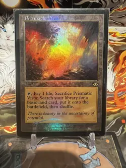 MTG Prismatic Vista (Retro Traditional Foil✨) MH - (Not The Cheaper Etched Foil) - Image 2