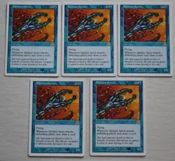 MTG Lot 5x Sibilant Spirit Blue Rare Spirit Creature - Image 2