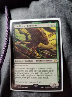 Magic the Gathering MTG Sapling of Colfenor (128) Eventide LP - Image 1