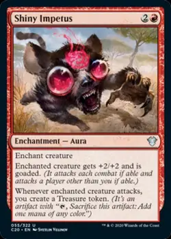 Shiny Impetus - Near Mint MTG Commander 2020 Ikoria - Image 1